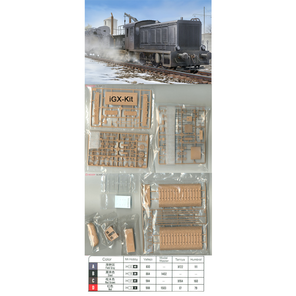 Model Kit Locomotive - Hobbyboss 82913 1/72 Scale WR360 C12