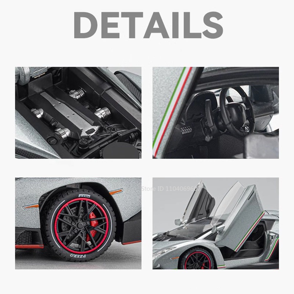 1:24 Scale Veneno Sports Car M - огляд і ціна Model Kit Lamborghini