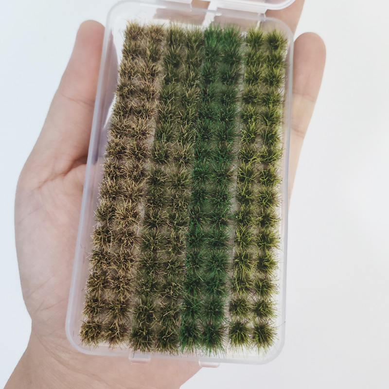 120pcs/box Miniature Grass Clu - огляд і ціна Model Kit Locomotive
