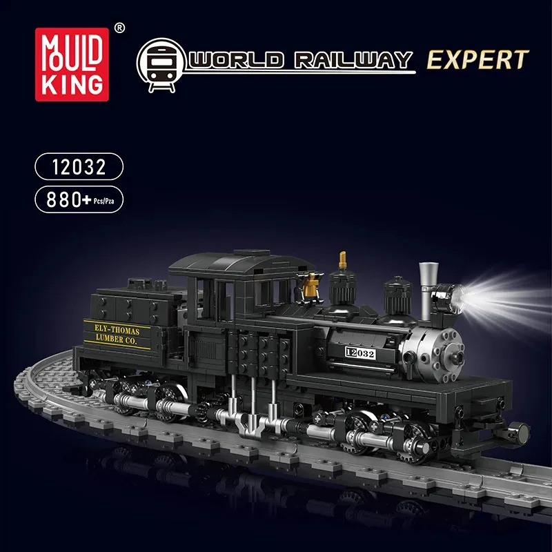 Mould King Shay-Type Steam Loc - огляд і ціна Model Kit Locomotive