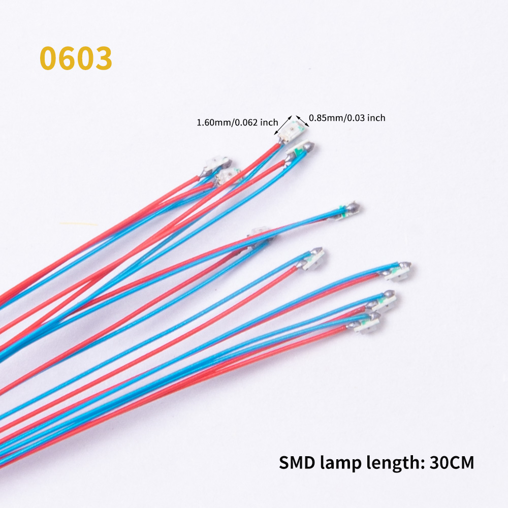 5PCS 3V LED 0402 0603 SMD Lamp - огляд і ціна Model Kit Locomotive