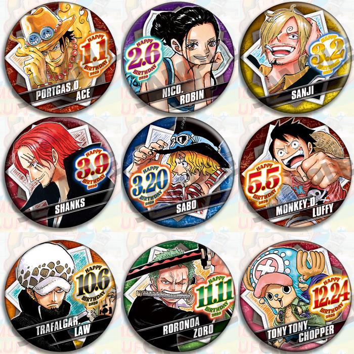 One Piece Anime Badge Set Offi - огляд і ціна Model Kit Luffy