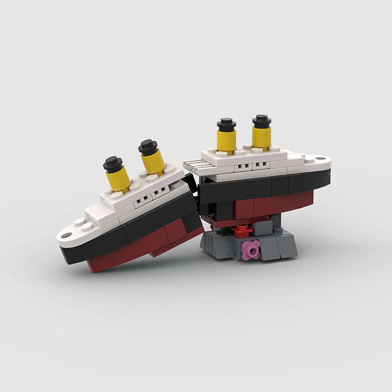 Mini RMS Titanic Sank Ship Mod - огляд і ціна Model Kit Lucario