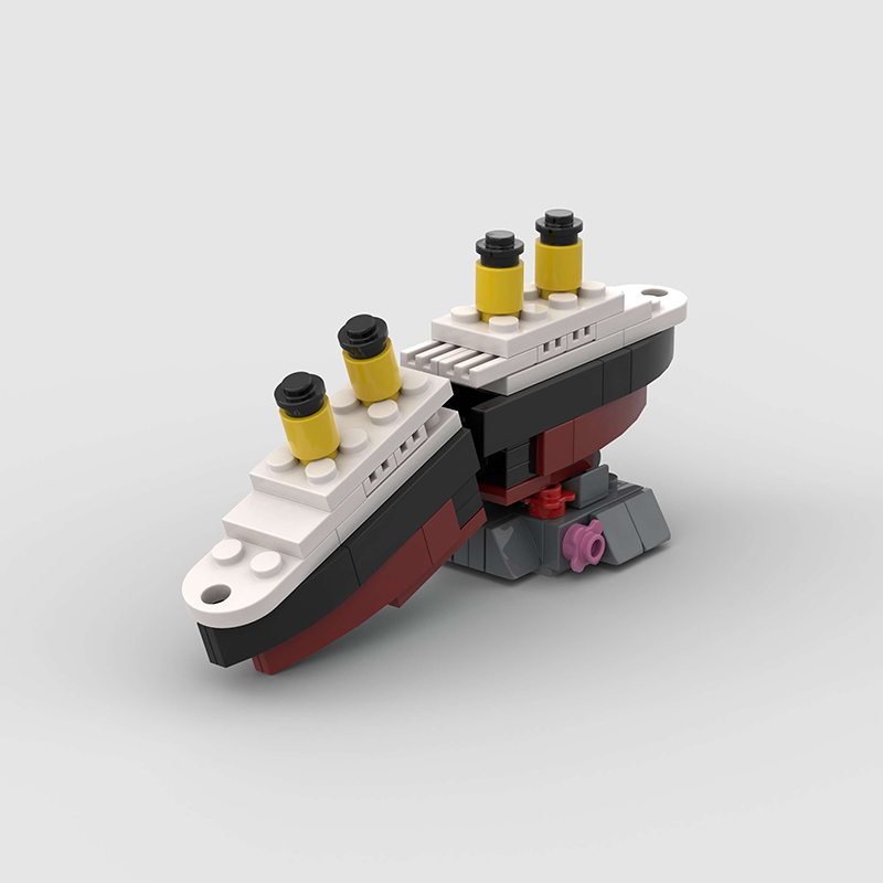 Mini RMS Titanic Sank Ship Mod - огляд і ціна Model Kit Lucario