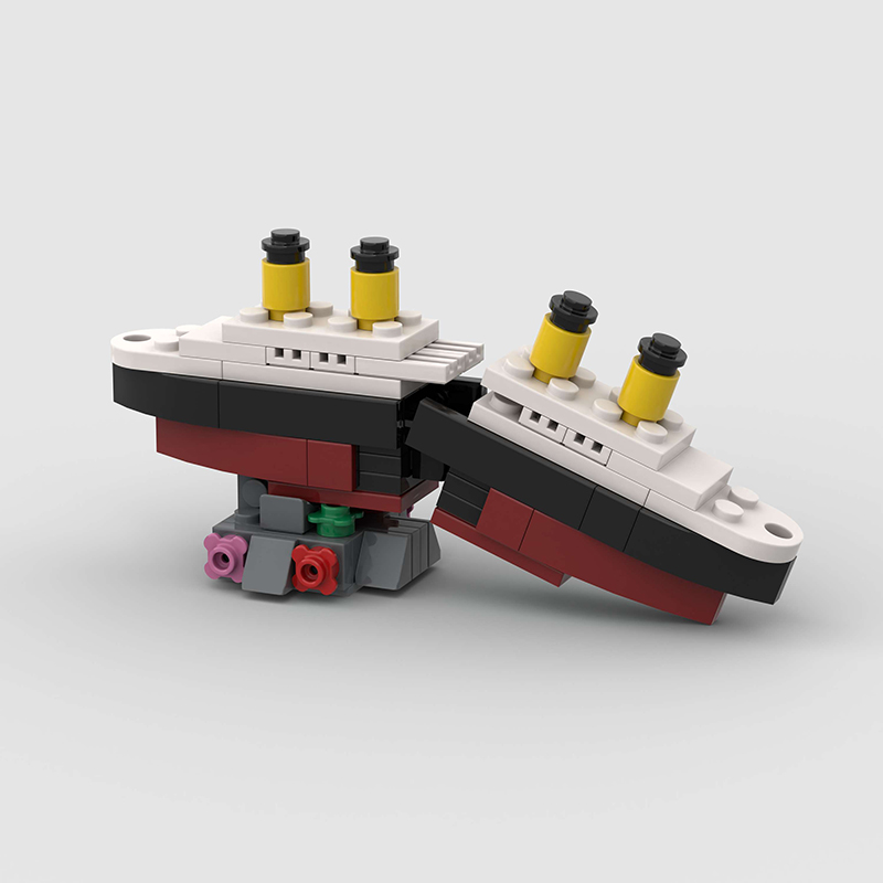 Mini RMS Titanic Sank Ship Mod - огляд і ціна Model Kit Lucario