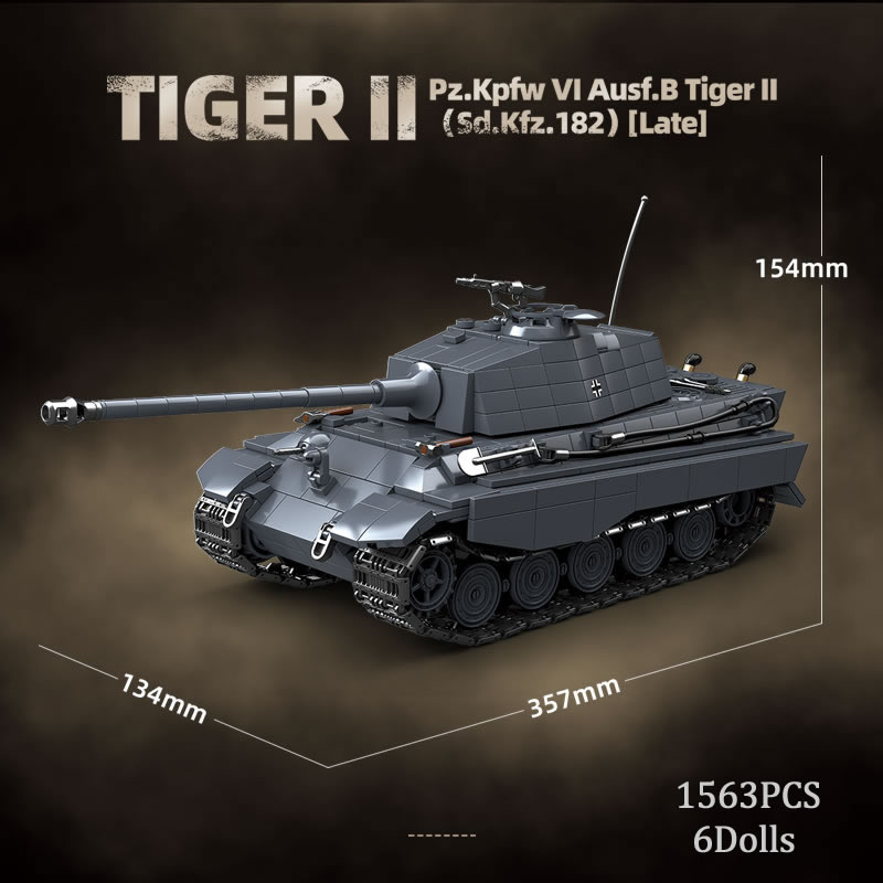WW2 Military The King Tiger He - огляд і ціна Model Kit Armored Core
