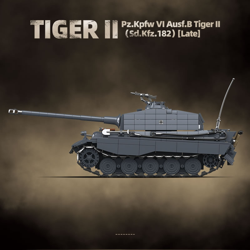 WW2 Military The King Tiger He - огляд і ціна Model Kit Armored Core