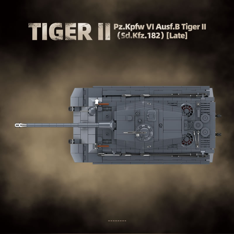 WW2 Military The King Tiger He - огляд і ціна Model Kit Armored Core