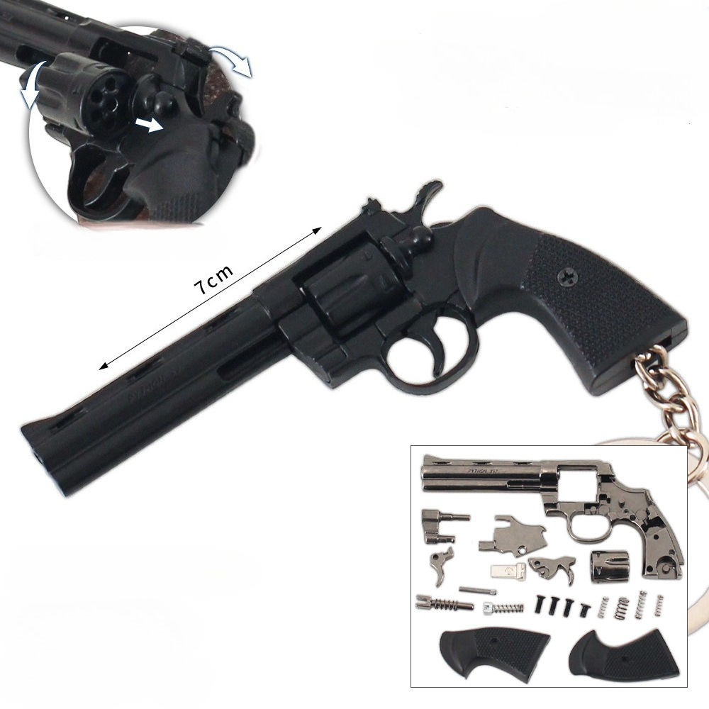 7.3cm/2.87in Mini Alloy Small  - огляд і ціна Model Kit Revolver