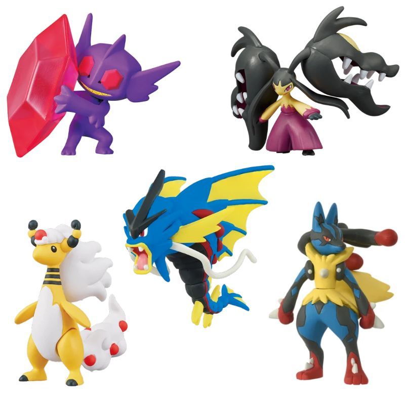 2025 New TOMY Pokemon Figures  - огляд і ціна Model Kit Lucario