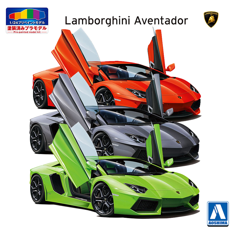 Aoshima 06201-3 Static Assembl - огляд і ціна Model Kit Lamborghini