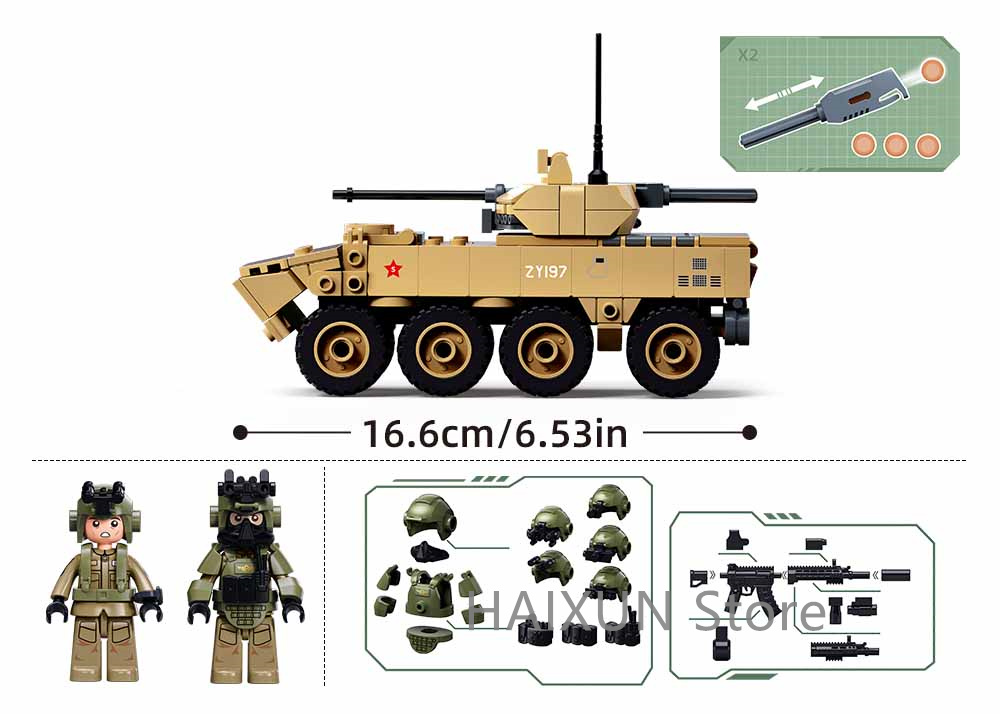 ZBL-19S Wheeled Infantry Fight - огляд і ціна Model Kit Armored Core