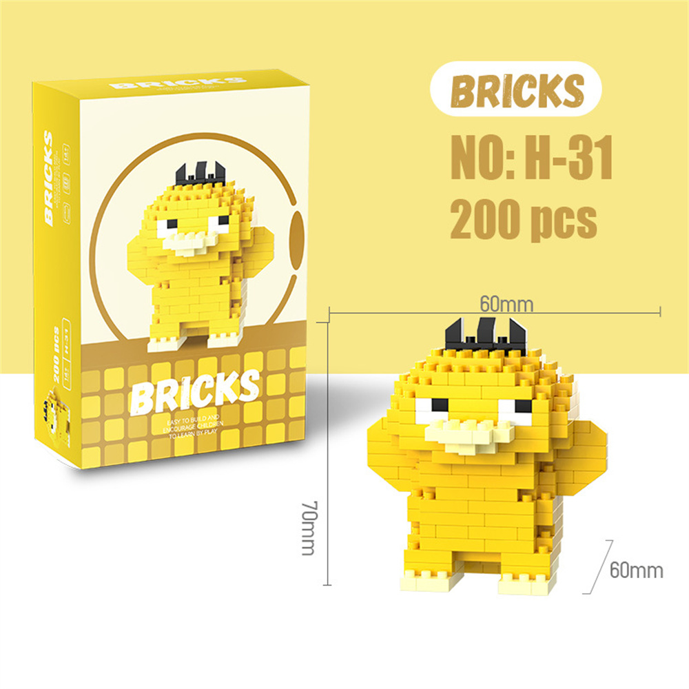 Pokemon Micro Building Blocks  - огляд і ціна Model Kit Walmart