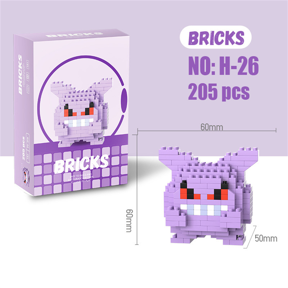 Pokemon Micro Building Blocks  - огляд і ціна Model Kit Walmart