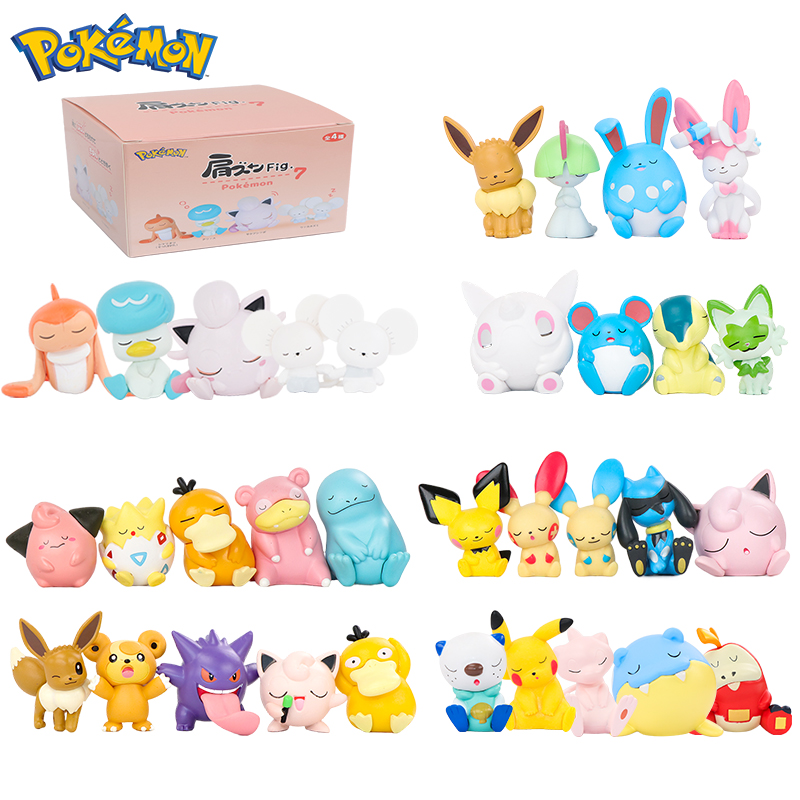 5pcs/Sets Pokemon Maushold Tat - огляд і ціна Model Kit Lucario