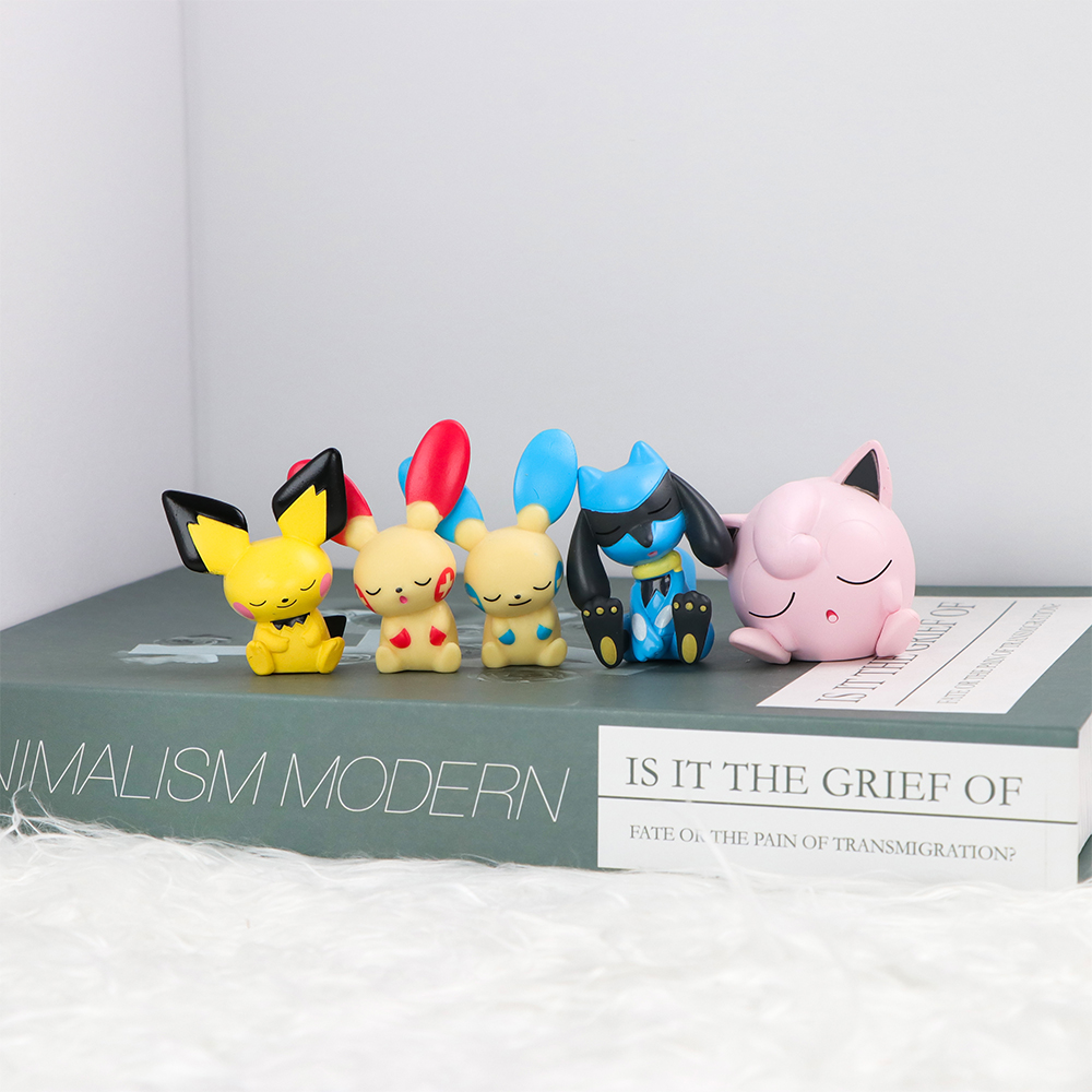 5pcs/Sets Pokemon Maushold Tat - огляд і ціна Model Kit Lucario