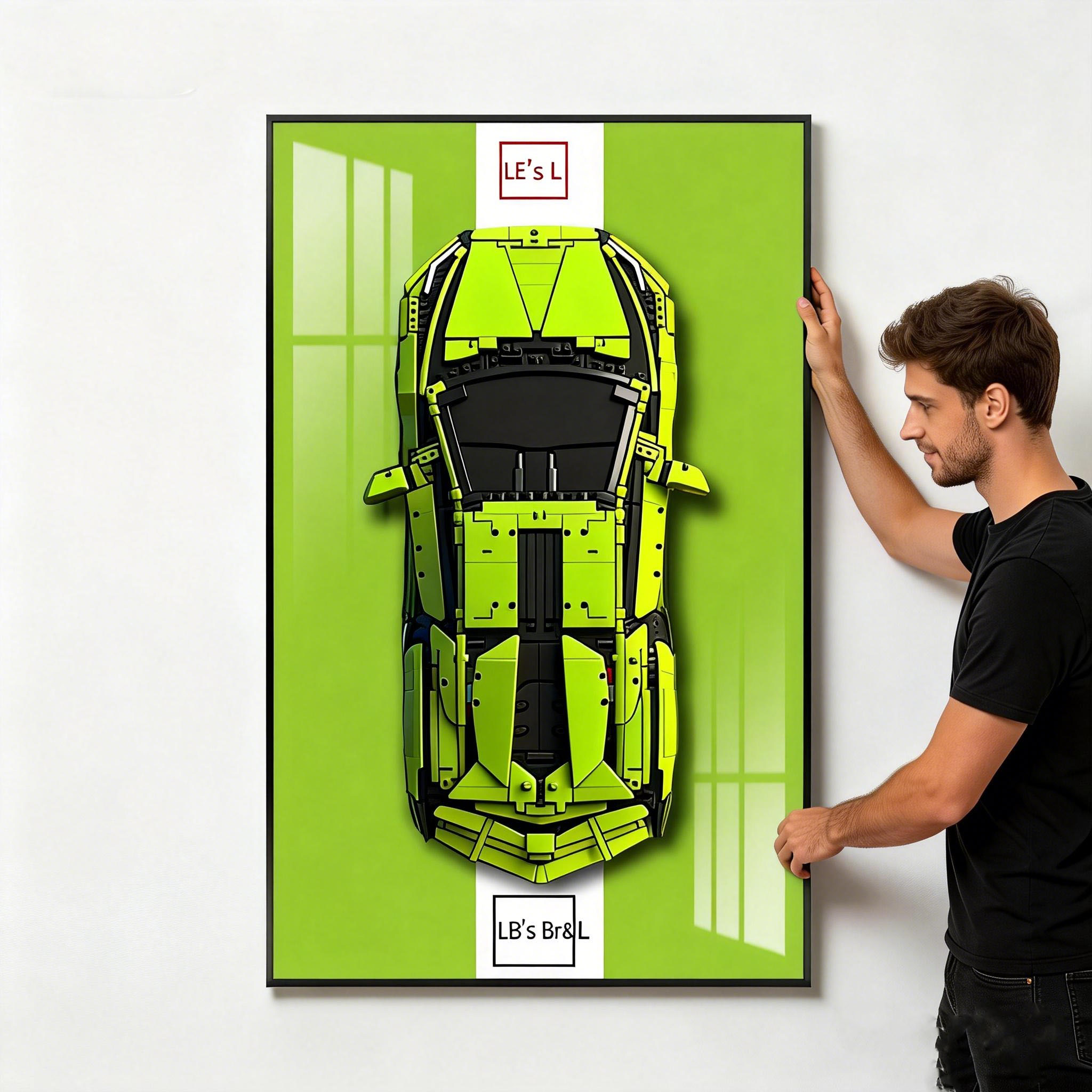 Display Wall Mount for LEGO 42 - огляд і ціна Model Kit Lamborghini