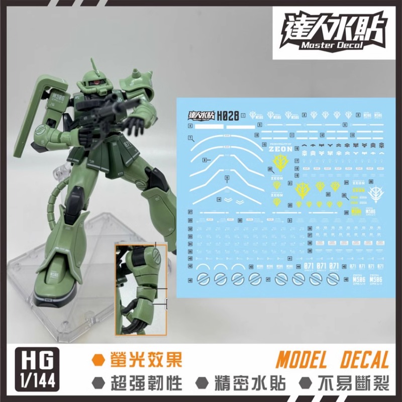 Master Decal H028 Fluorescent  - огляд і ціна Model Kit Jms