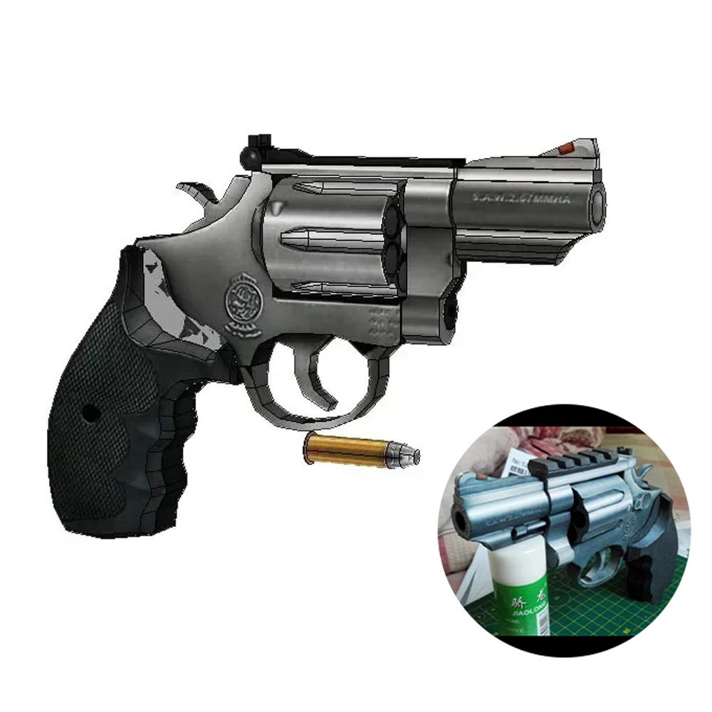 1:1 3D M66 Revolver Paper Mode - огляд і ціна Model Kit Revolver