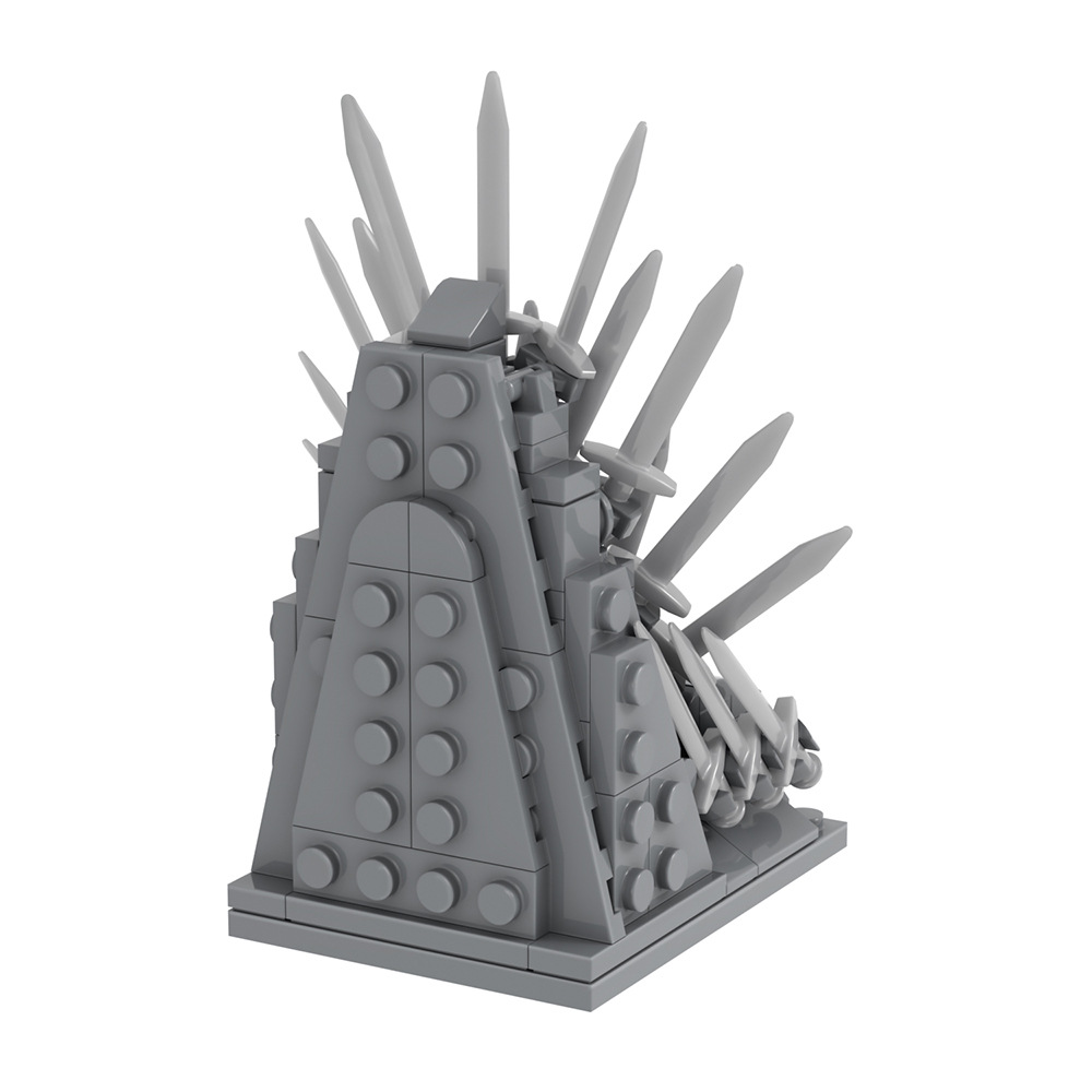 MOC Iron Throne Sword Chair An - огляд і ціна Model Kit Iron Sickle