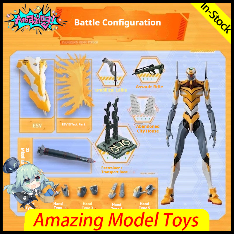 In Stock Blokees New Century E - огляд і ціна Model Kit Evangelion
