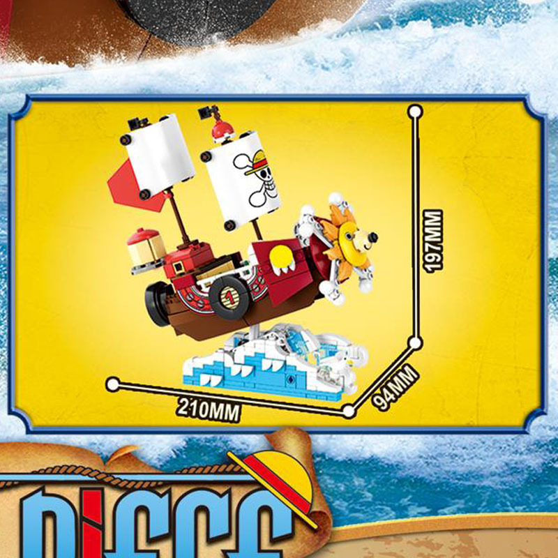 In Stock One Piece Pirate Ship - огляд і ціна Model Kit Luffy
